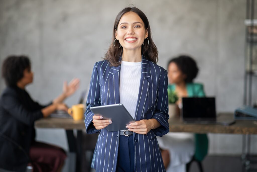 young professional skilled in handling rejections